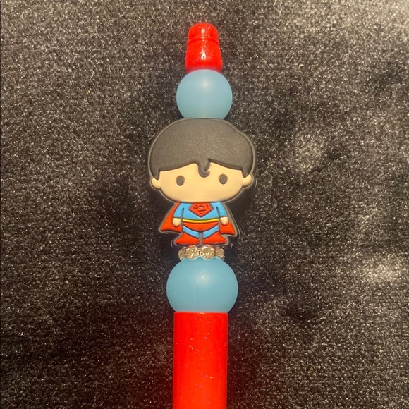 2/$25 Superman beadable pen - Picture 1 of 4